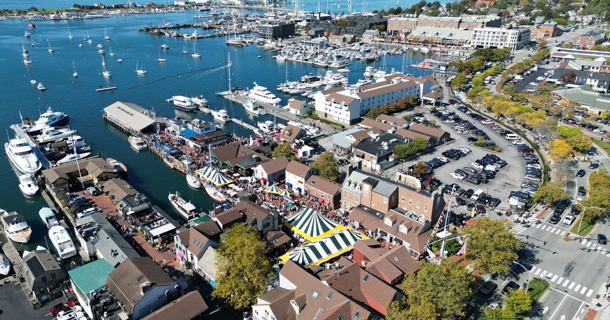 Newport, Rhode Island wharf area