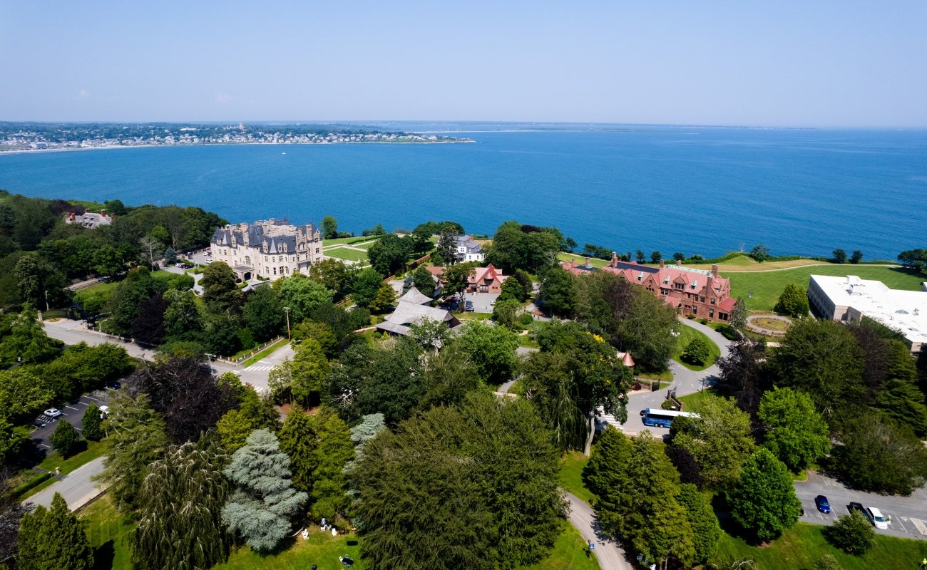 Salve Regina campus in summer