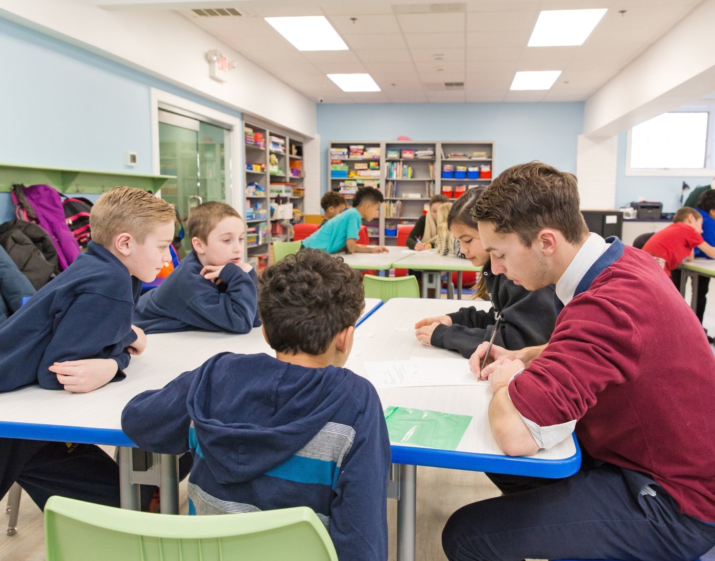 student teaching class