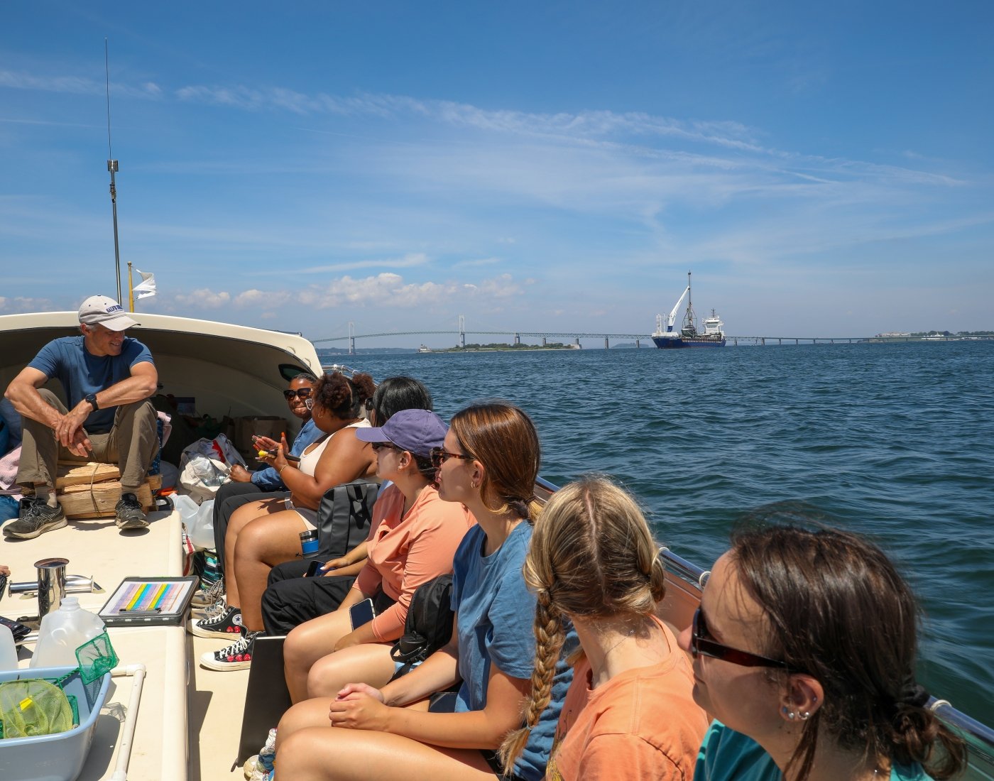 Students and faculty immerse in Rose Island for Compass Summer