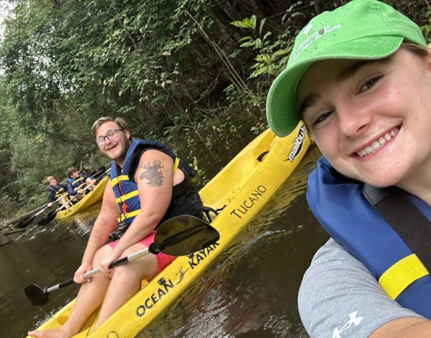 Kayaking on the Amazon