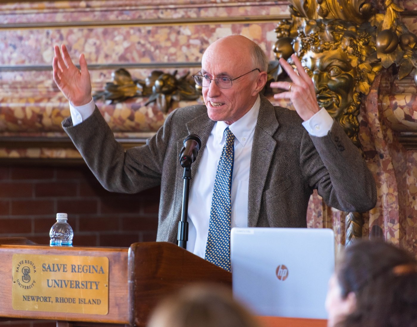 John Quinn speaks at Voices of Mercy luncheon