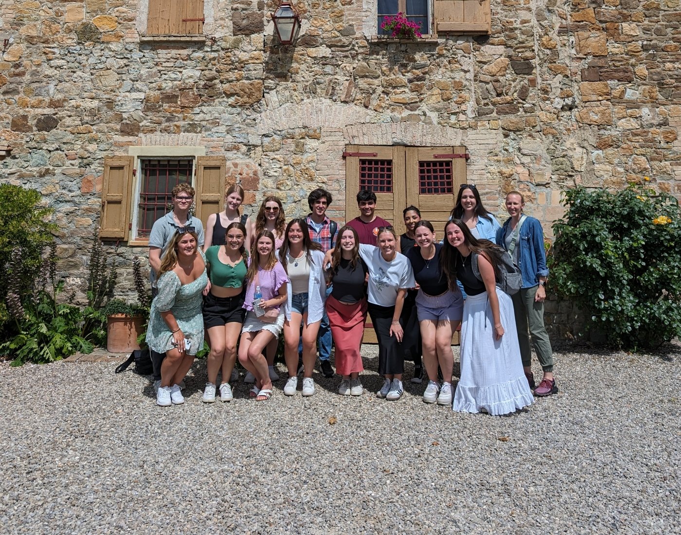 Students in Reggio Emilia, Italy
