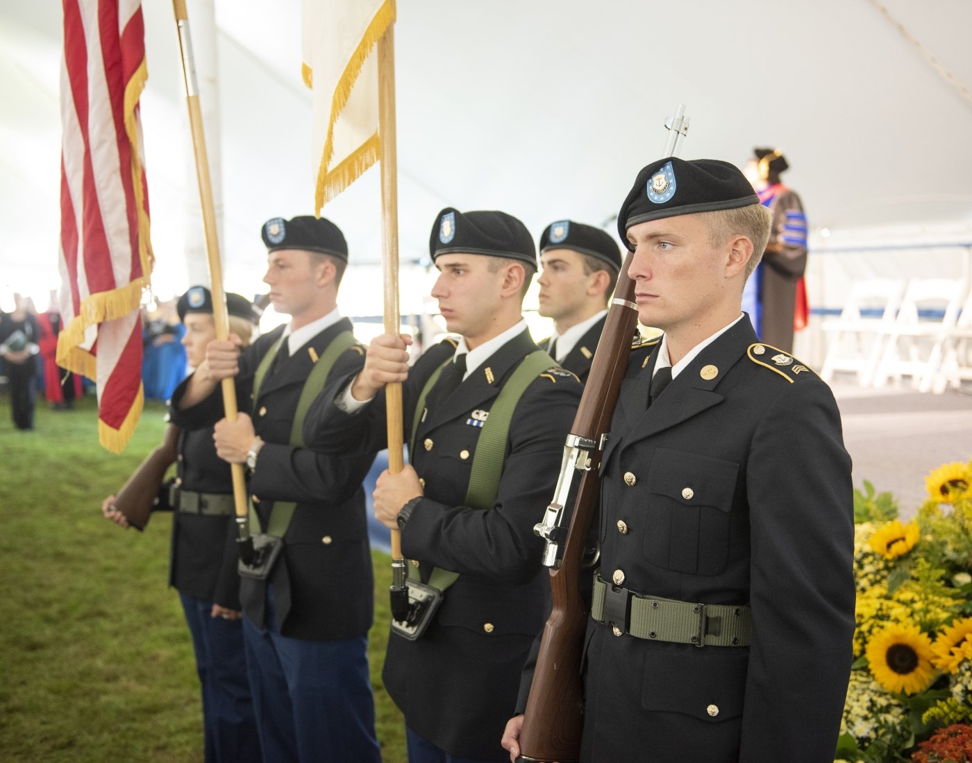 Salve ROTC students