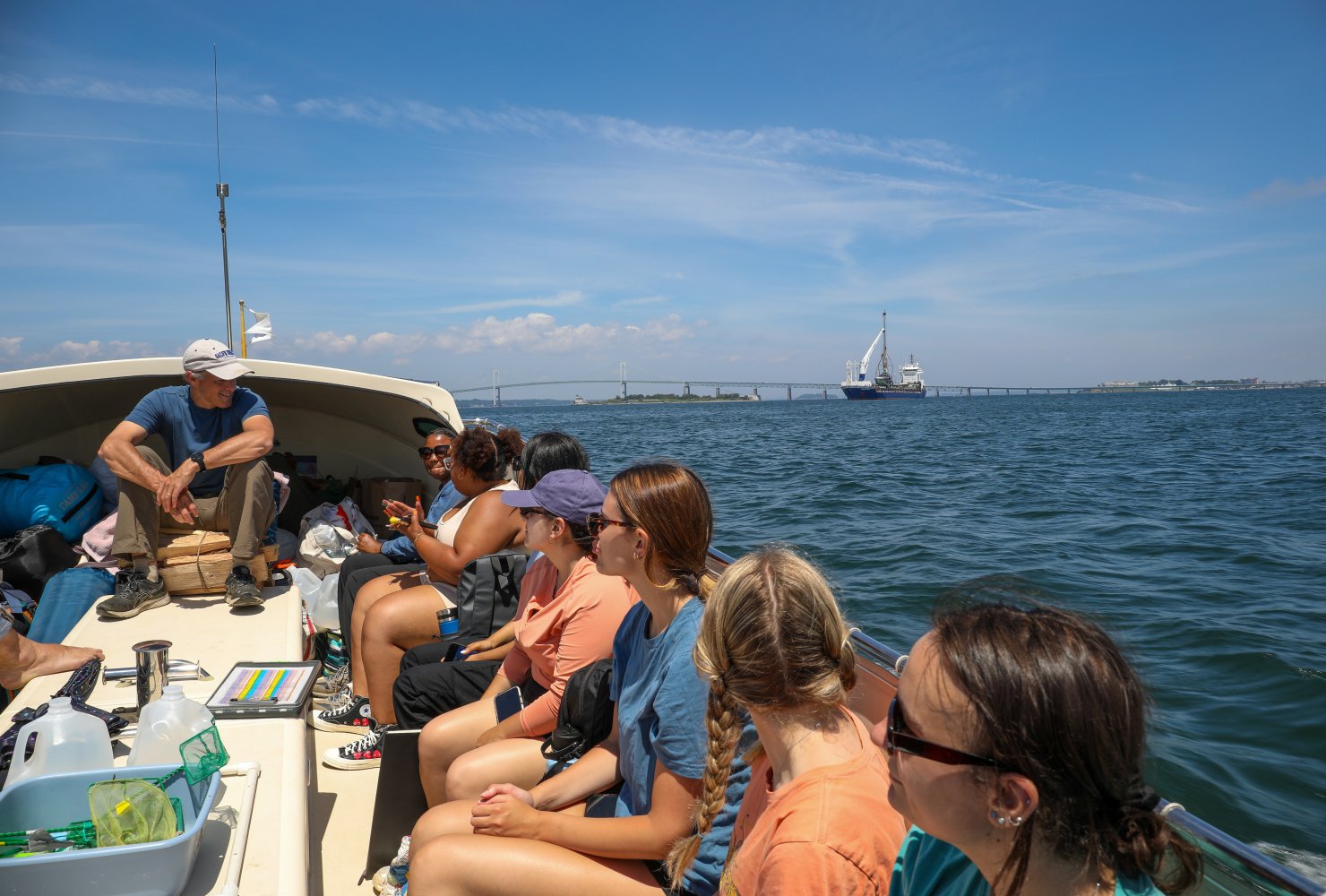 Students and faculty immerse in Rose Island for Compass Summer