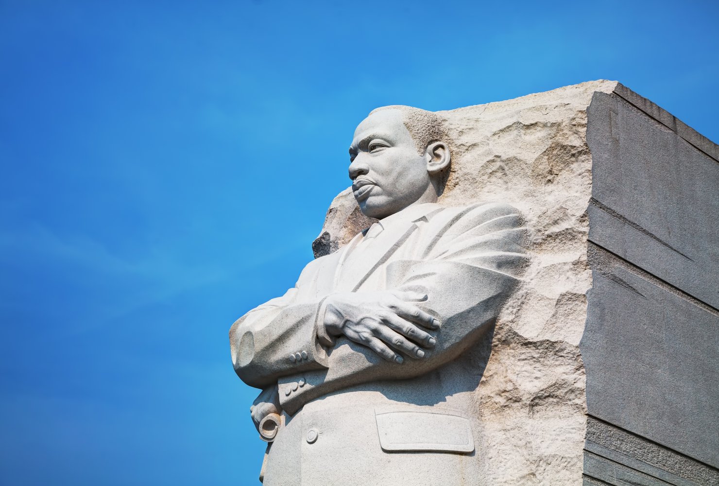 Martin Luther King Jr. memorial monument.