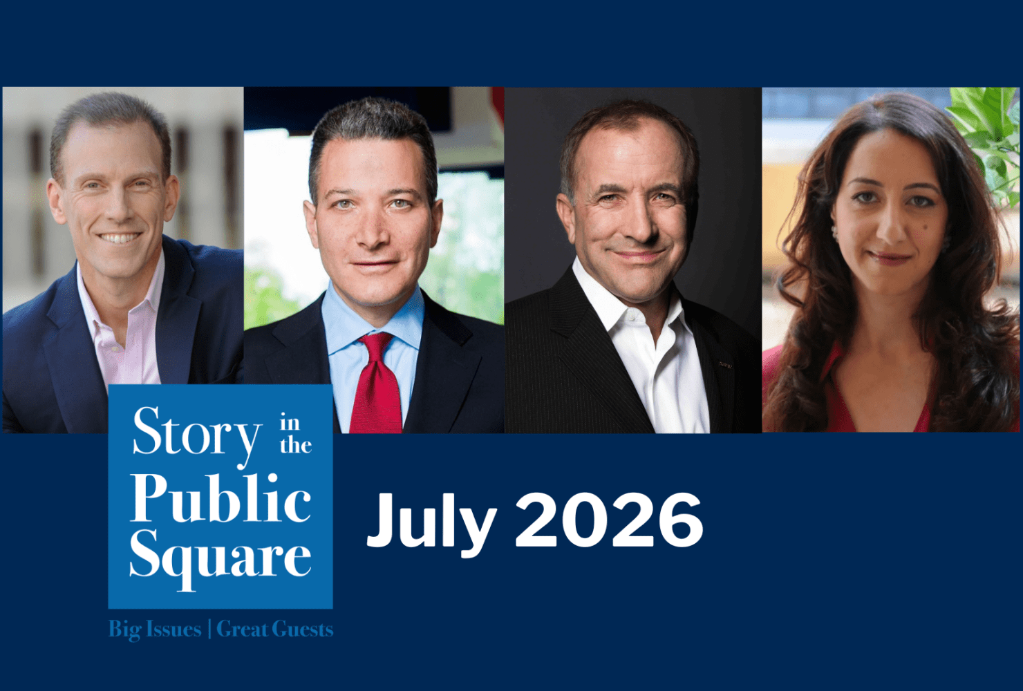 July 2026 Story in the Public Square Guests