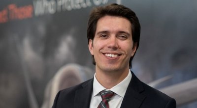 A man in a dark suit