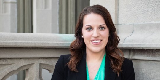 Salve graduate Heather Higgins
