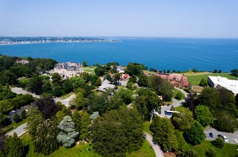 Salve Regina campus in summer