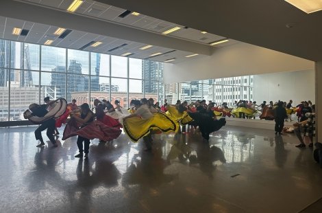 Salve students at the DJD improvisation class.