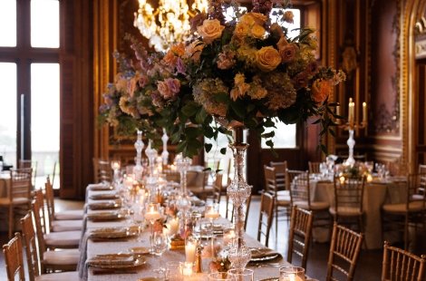 State dining room in Ochre Court