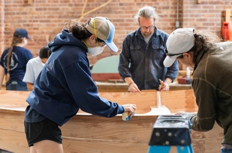 Salve Summer Compass Boat Building at IYRS