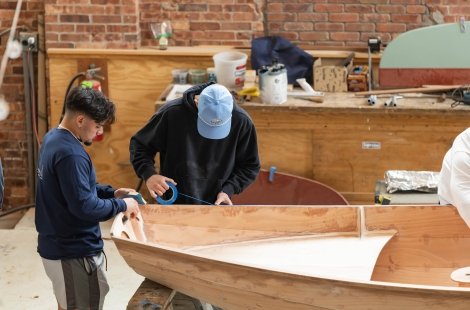 Salve Summer Compass Boat Building at IYRS