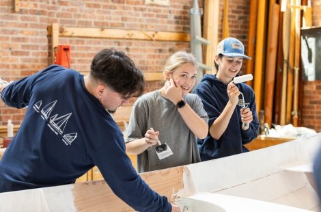 Salve Summer Compass Boat Building at IYRS
