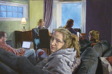 A painting by a Salve student
