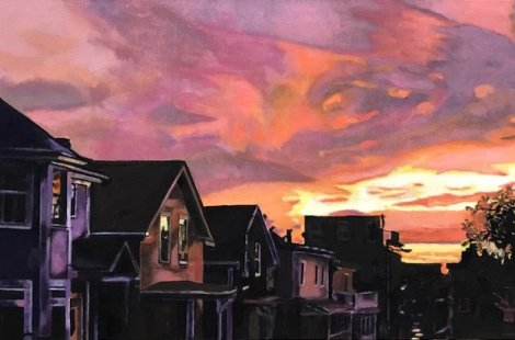 A painting by a Salve student