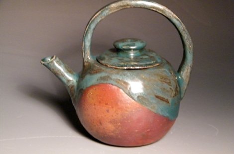 Ceramics display in an art gallery