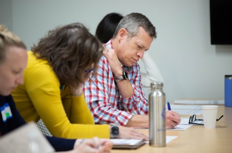 staff attend Mercy Summit session