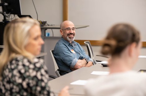 faculty attend Mercy Summit breakout session
