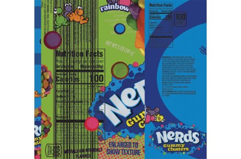 Graphic design Nerds candy