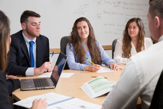 students in class