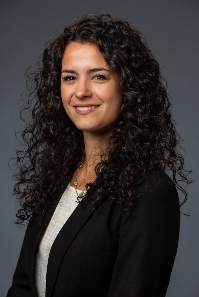Francesca Magario portrait in black blazer with white shirt