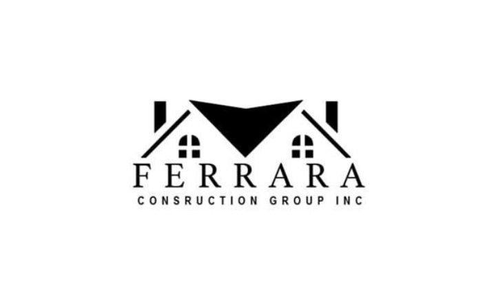 ferrara logo, house with company name below it