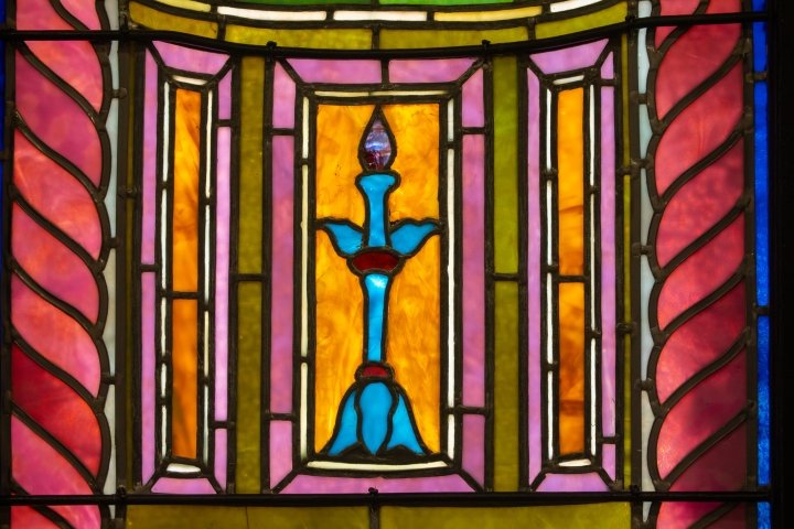 Our Lady of Mercy Chapel stained glass window