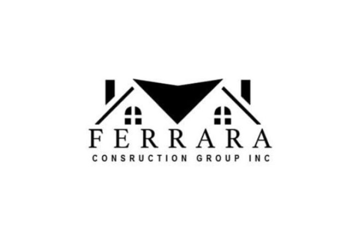 ferrara logo, house with company name below it