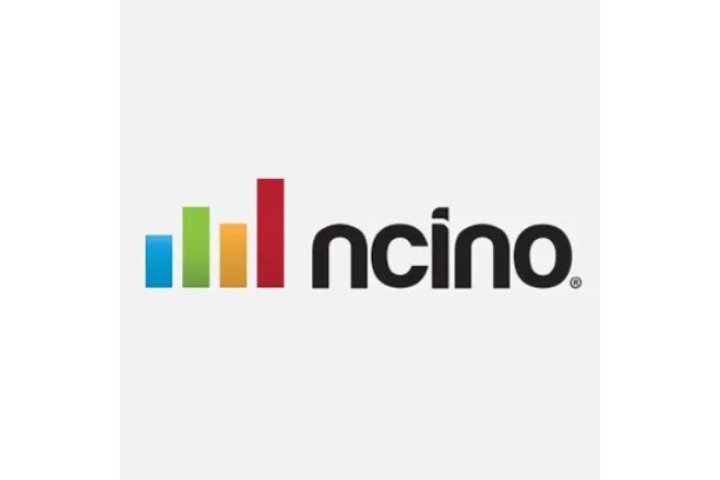 ncino logo with bar graph blocks in blue, green, yellow and red