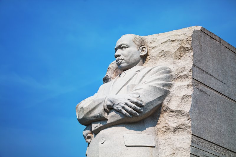 Martin Luther King Jr. memorial monument.