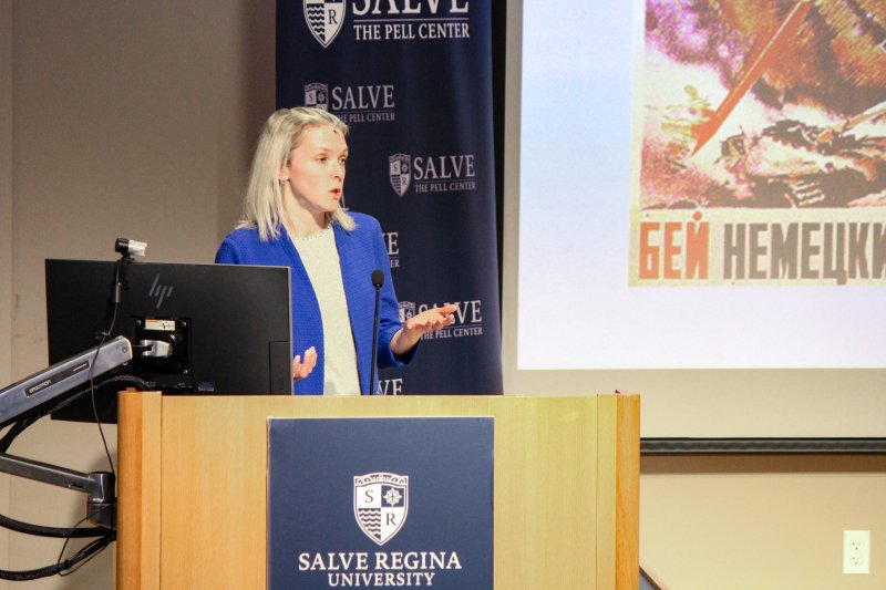 Erin Redihan giving lecture 