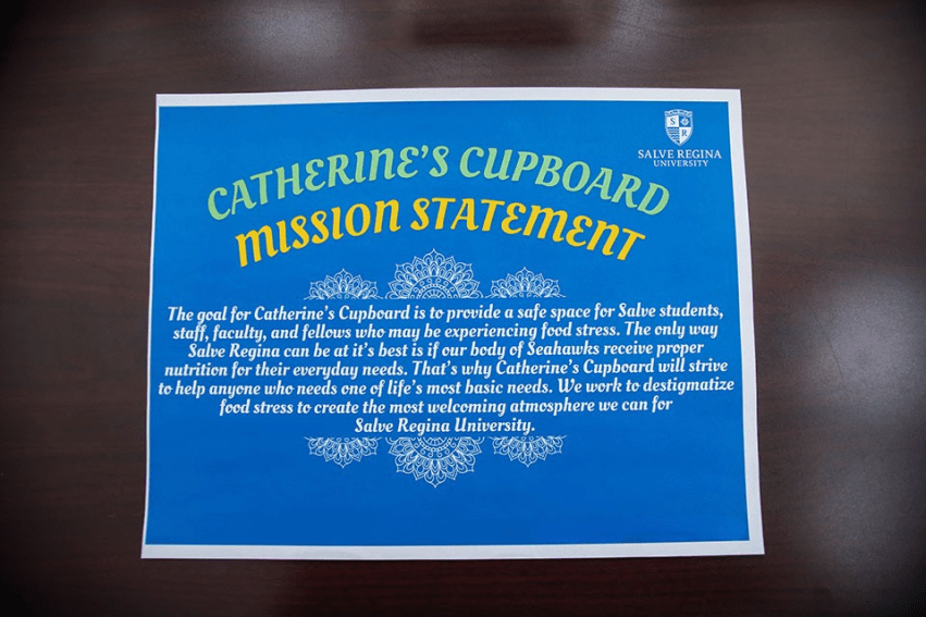 Catherine's Cupboard mission statement