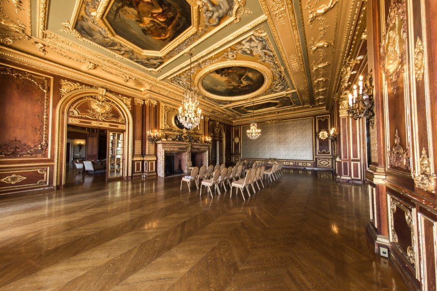 Ochre Court state dining room.