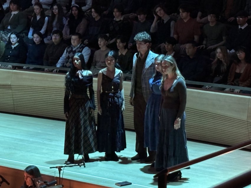 Some of the show’s featured performers, including our own Gracie Gallagher on the far right.