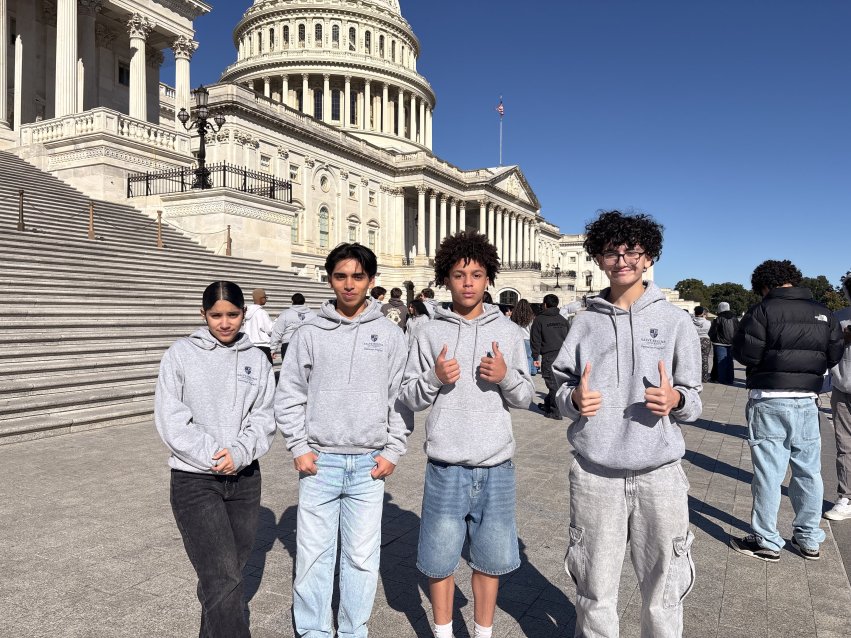 Pathways students visit George Washington University and tour the Capitol in Washington, D.C.