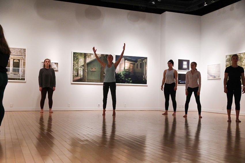 Photo for blog post "Student choreography sparks compelling collaboration in Hamilton Gallery"