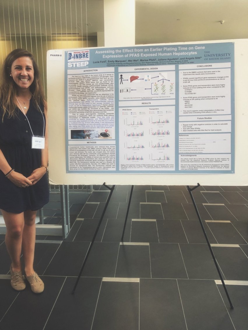 Photo for blog post "Lucie Ford wins competitive toxicology research award"
