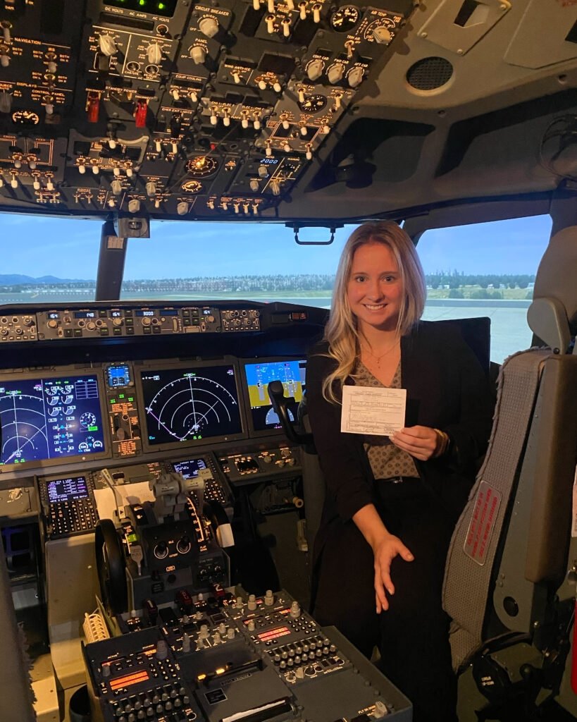 Photo for blog post "Cheyenne Boyd '16 is a 737 pilot for Southwest Airlines"