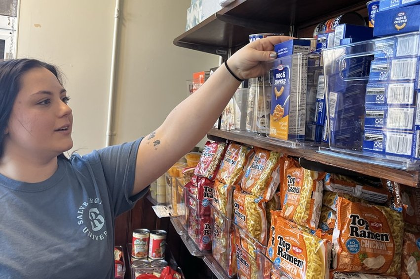 Photo for blog post "Salve Regina addresses food insecurity with new campus initiative, Catherine's Cupboard "