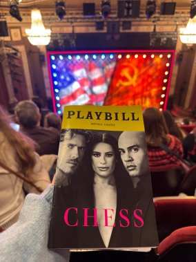 Playbill for "Chess" the musical.