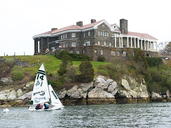 Sailing in Newport Harbor